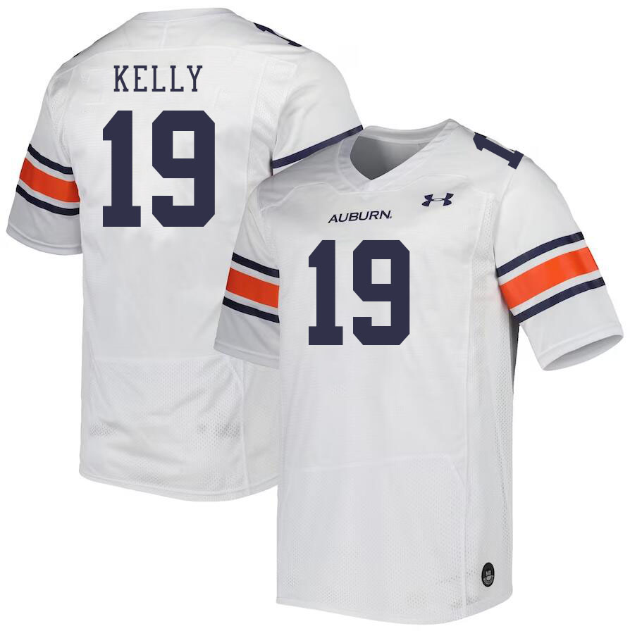 Men #19 Omari Kelly Auburn Tigers College Football Jerseys Stitched-White